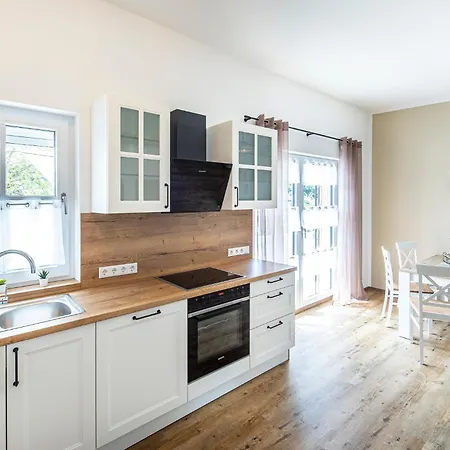 Ferienbahnhof Fichtental Gleisblick Lounge Appartement Prackenbach